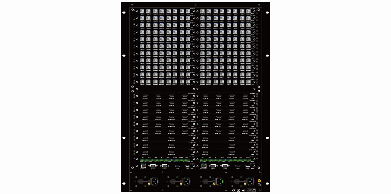 光纖KVM坐席主機（320路）